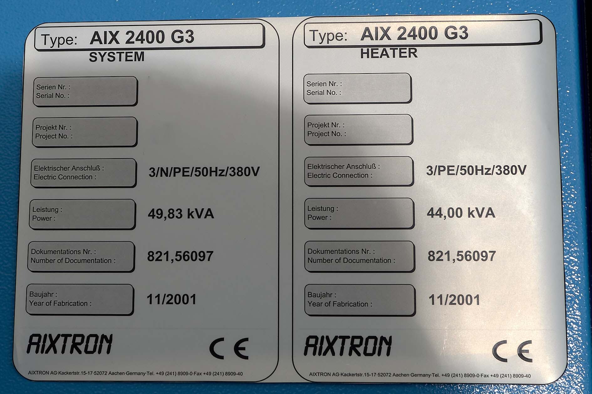 Foto Verwendet AIXTRON 2400 G3 Zum Verkauf