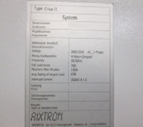 フォト（写真） 使用される AIXTRON Crius II 販売のために