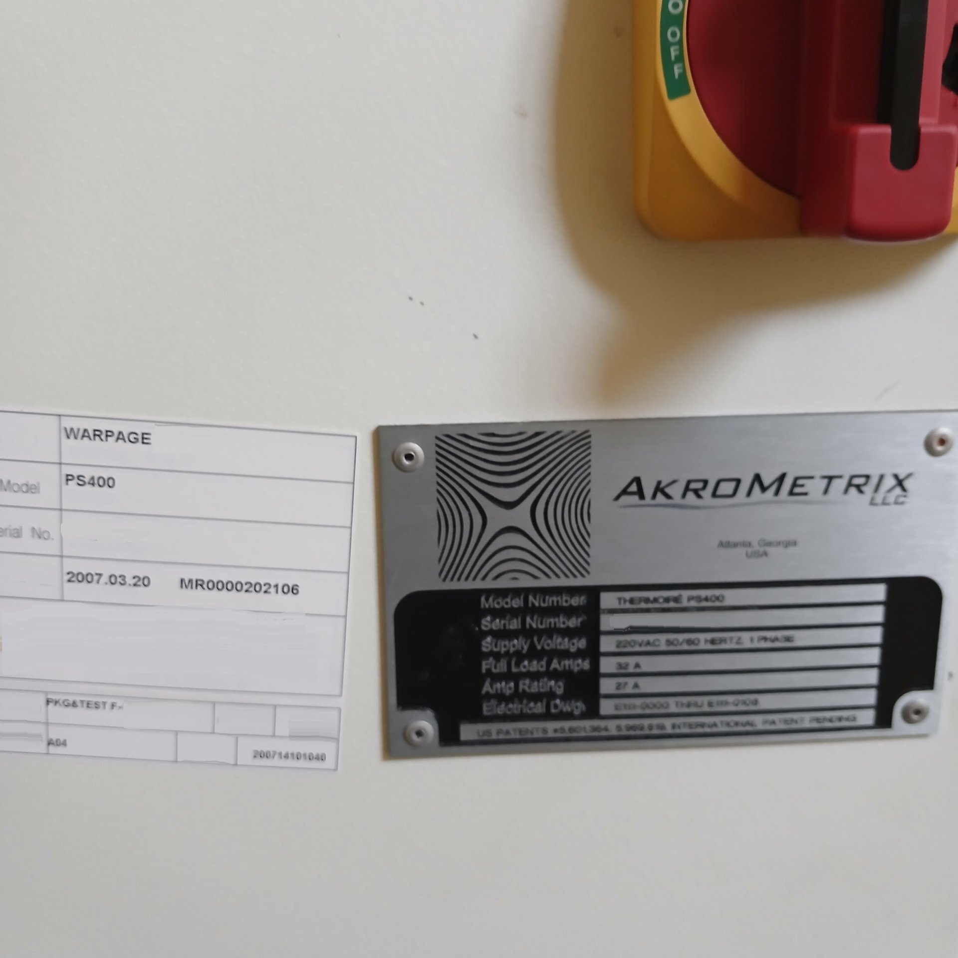 フォト（写真） 使用される AKROMETRIX PS400 販売のために