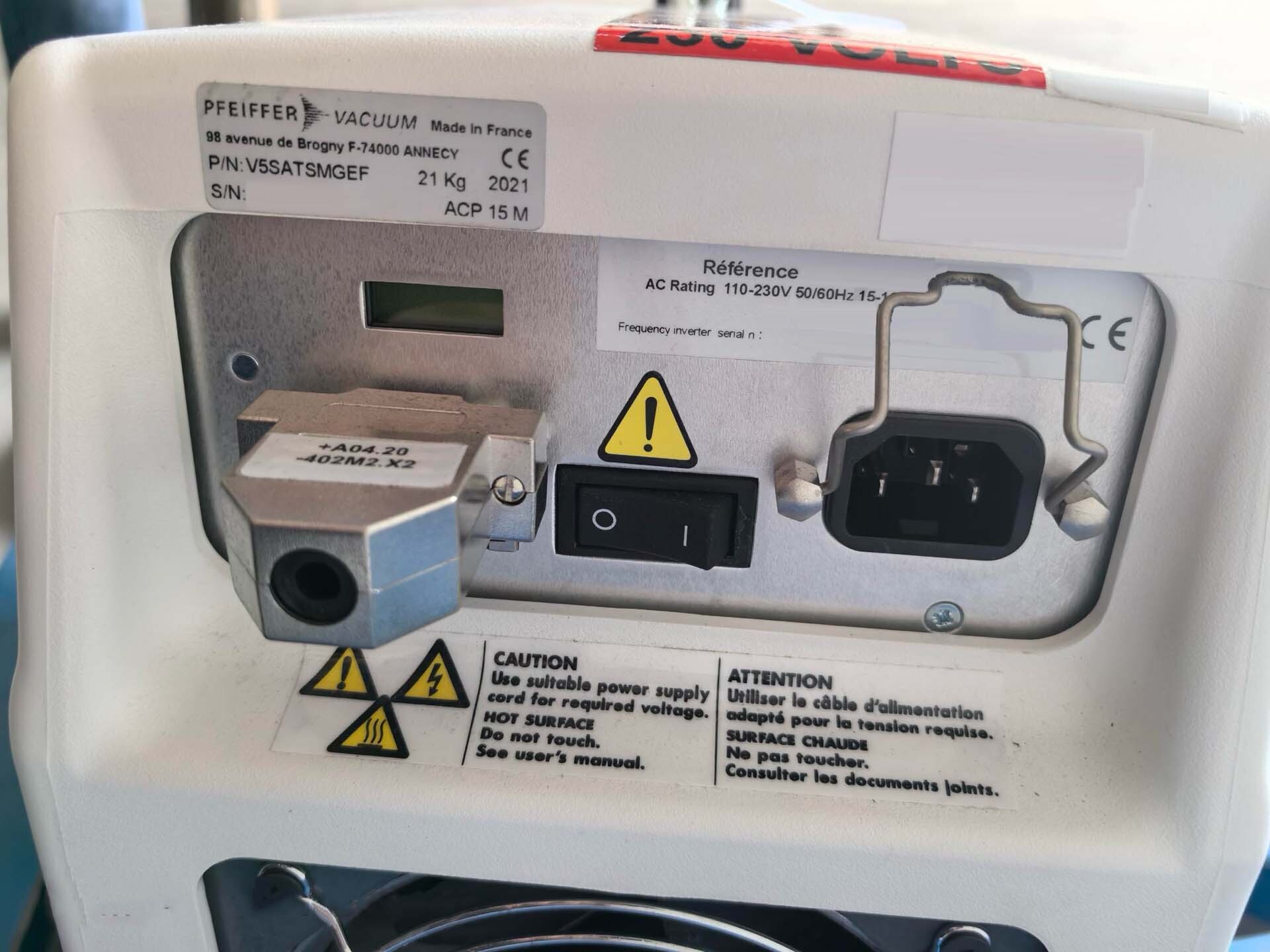 Photo Used ALCATEL / ADIXEN / PFEIFFER ACP 15 M For Sale