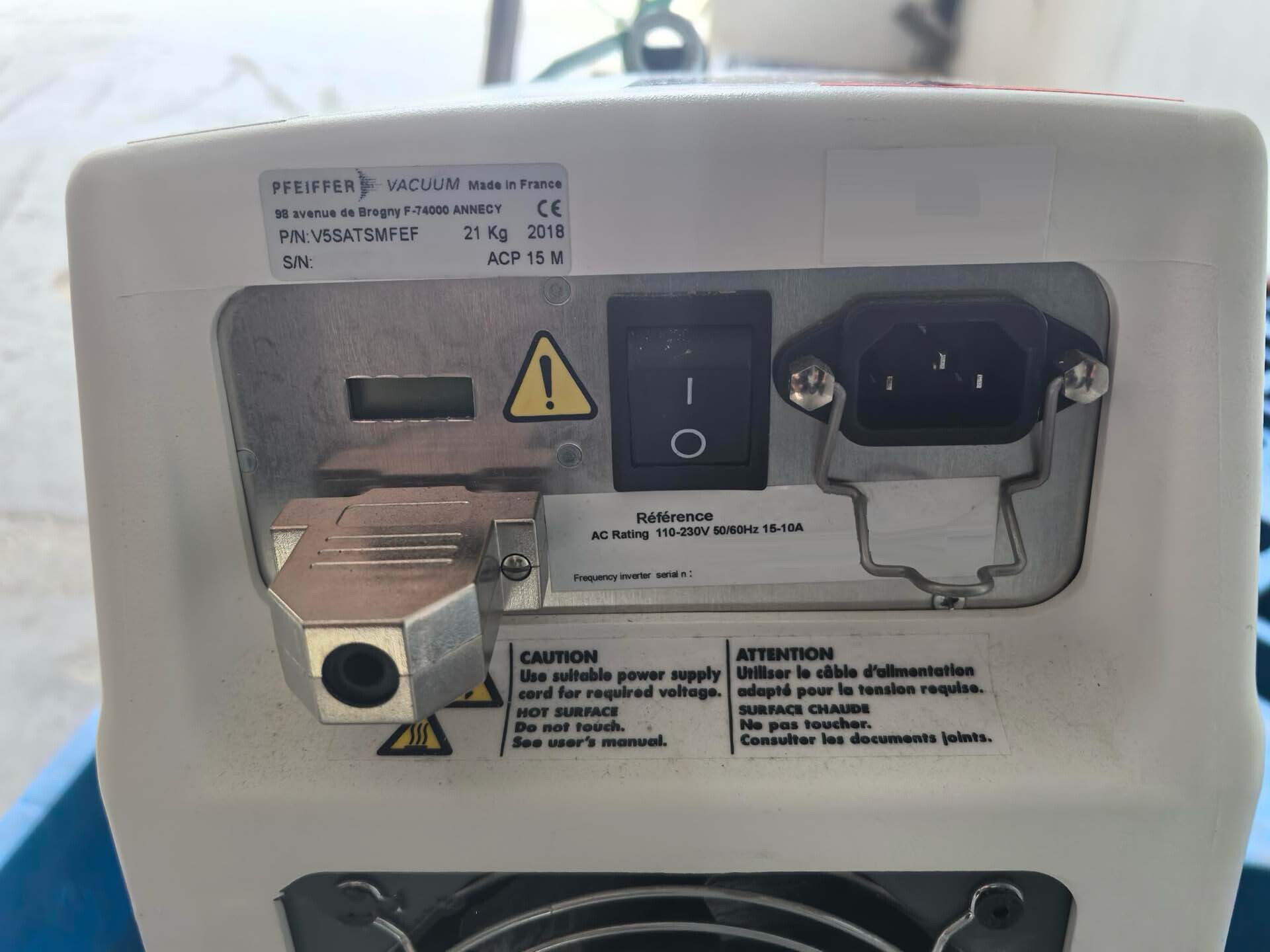 Photo Used ALCATEL / ADIXEN / PFEIFFER ACP 15 M For Sale