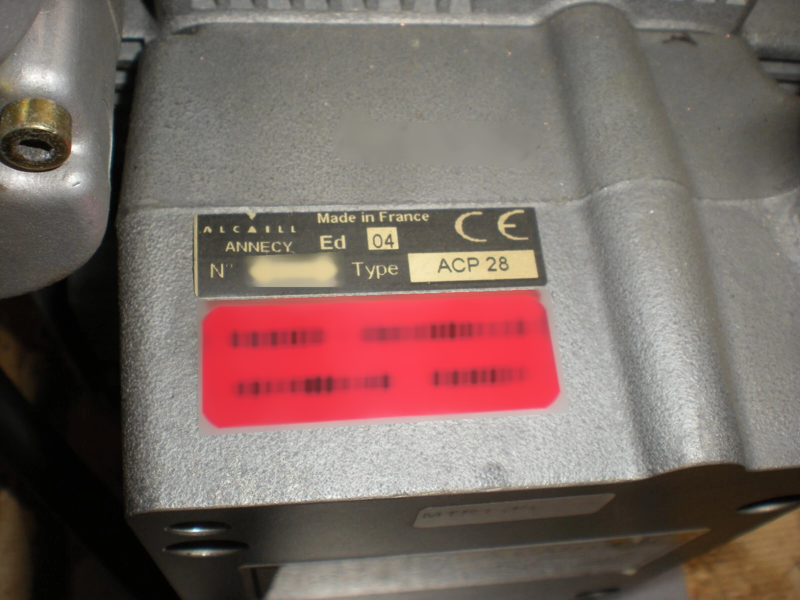 Photo Utilisé ALCATEL / ADIXEN / PFEIFFER ACP 28 À vendre