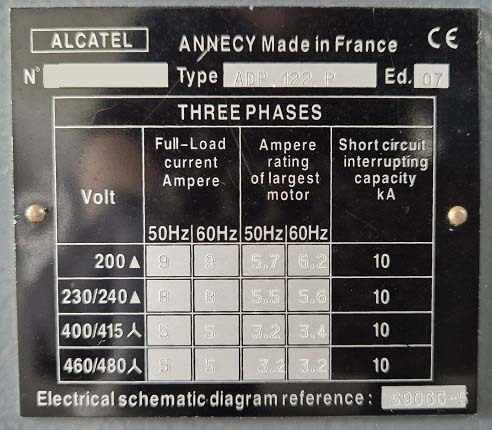 Photo Used ALCATEL / ADIXEN / PFEIFFER ADP 122P For Sale