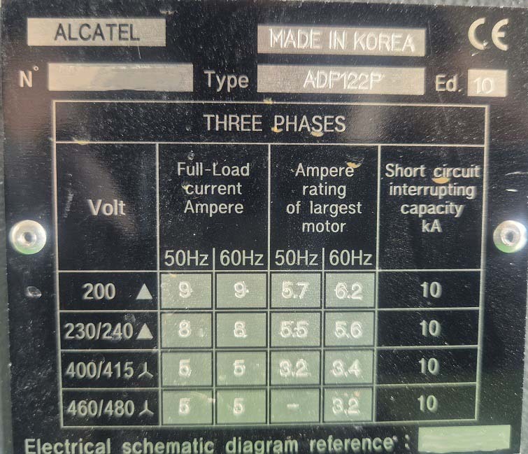 Photo Used ALCATEL / ADIXEN / PFEIFFER ADP 122P For Sale