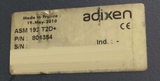 圖為 已使用的 ALCATEL / ADIXEN / PFEIFFER ASM 192 T2D+ 待售