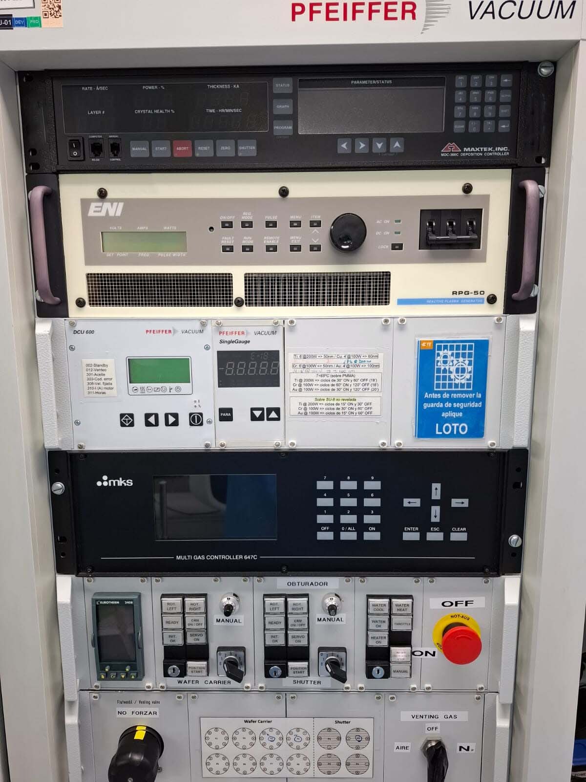 图为 已使用的 ALCATEL / ADIXEN / PFEIFFER Classic 500 待售