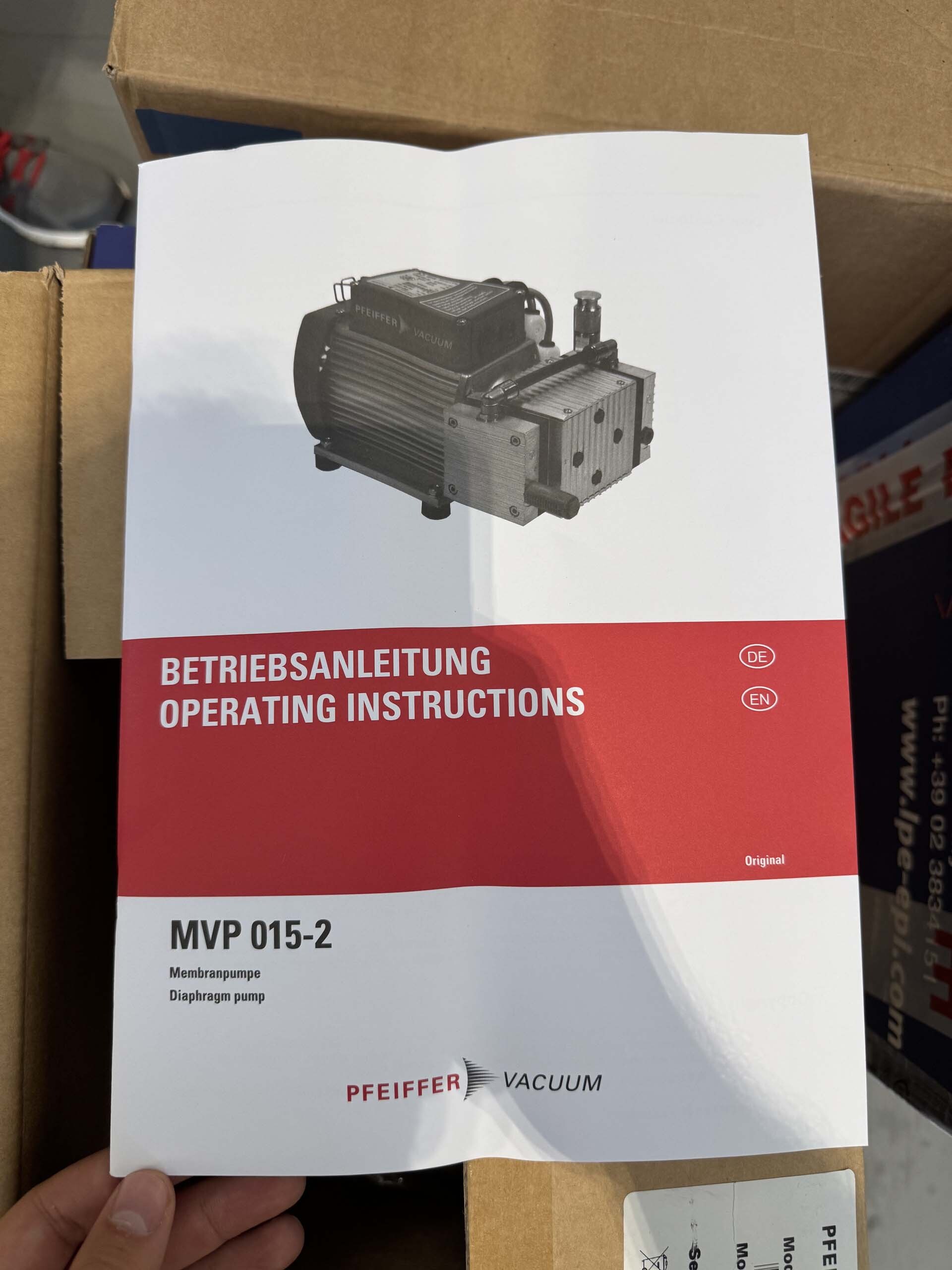 Foto Verwendet ALCATEL / ADIXEN / PFEIFFER MVP 015-2 Zum Verkauf