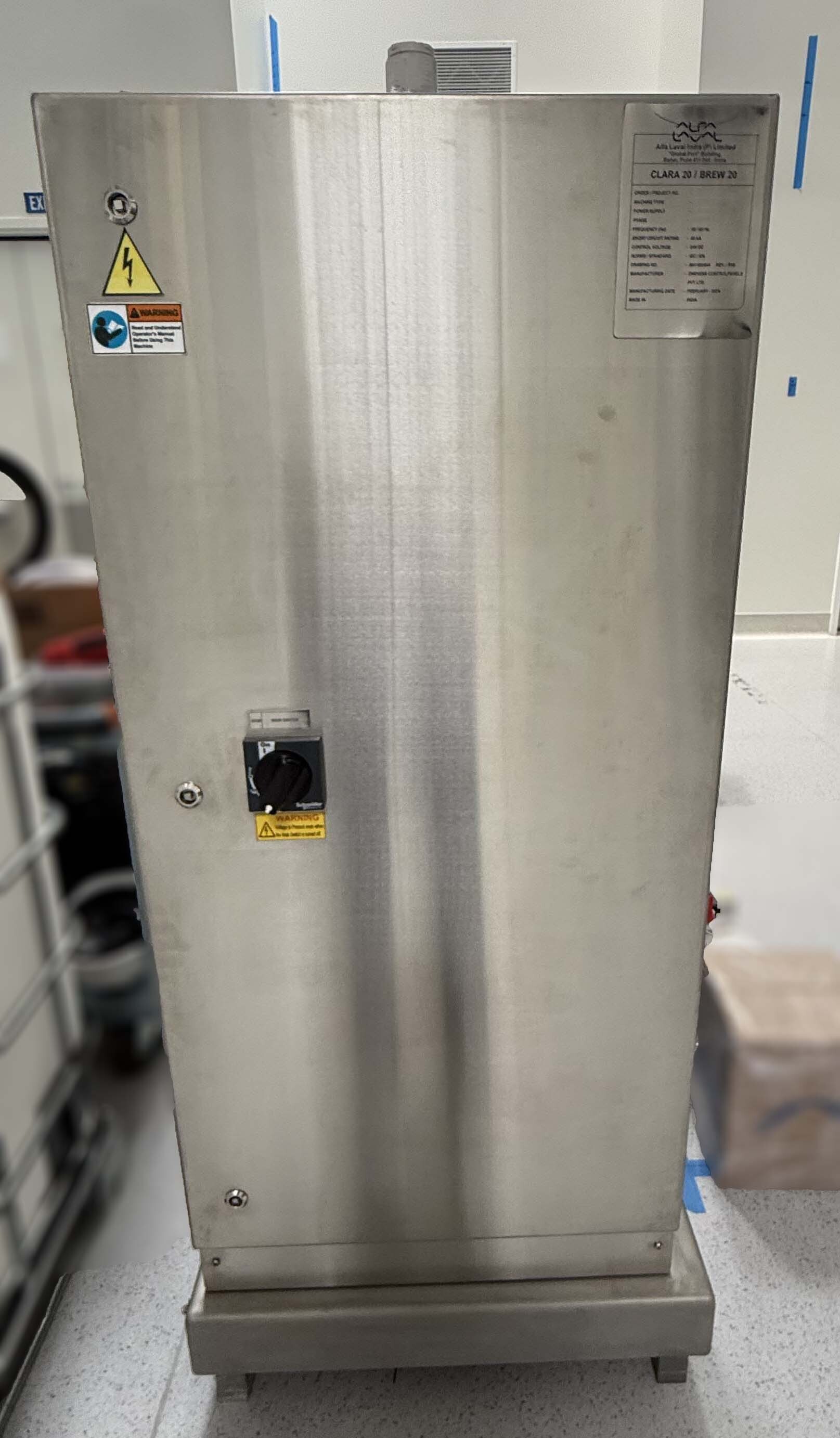 Photo Used ALFA LAVAL Clara 20 E-2903 For Sale