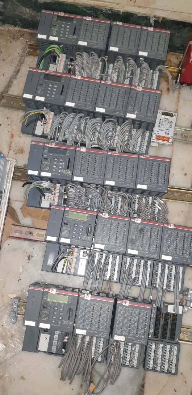 Photo Used ABB Lot of spare parts For Sale