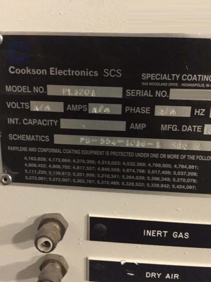 Photo Used ALPHA METALS / COOKSON / SCS PL3201 For Sale