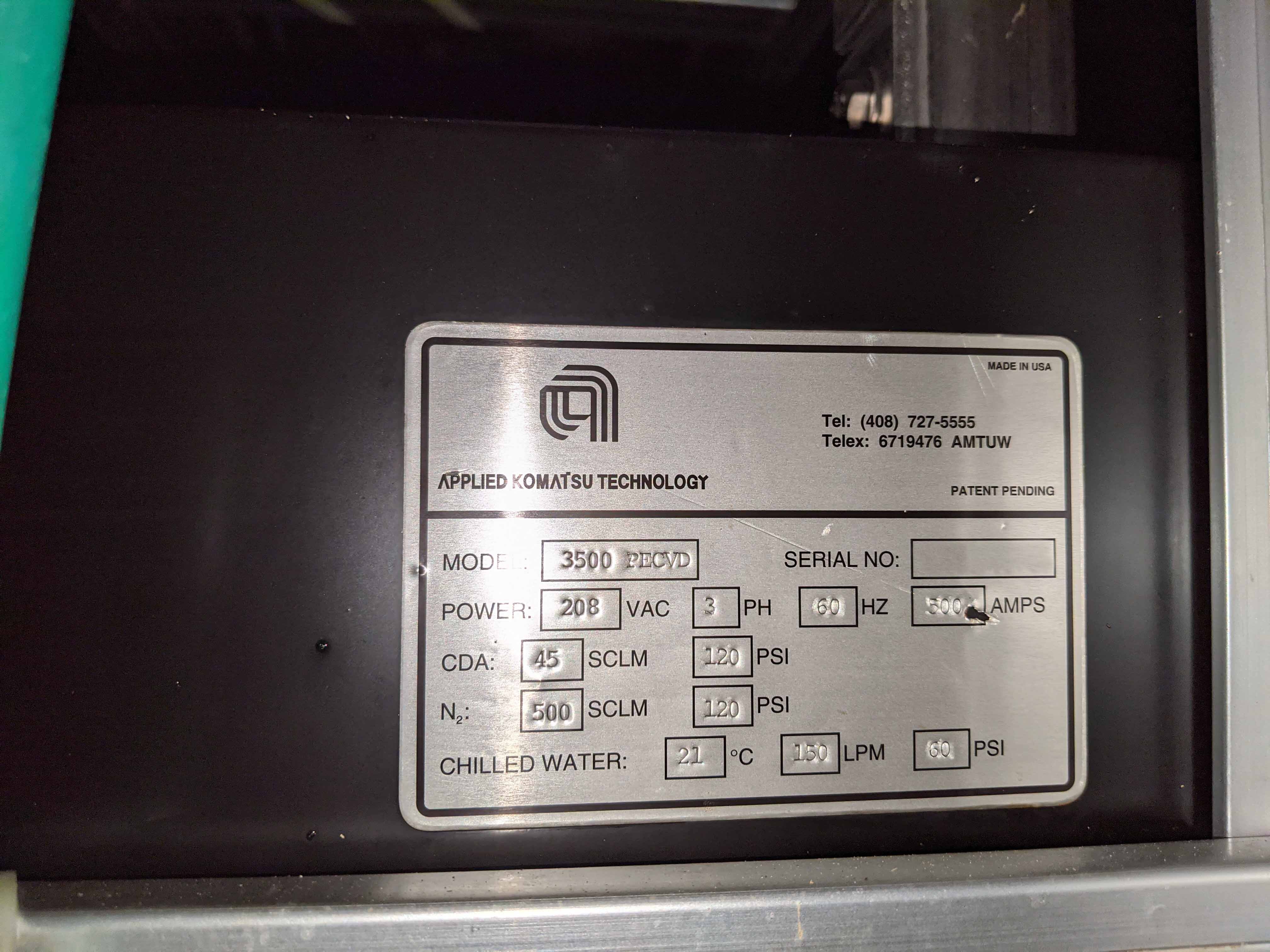 Photo Used AMAT / APPLIED MATERIALS 3500 For Sale