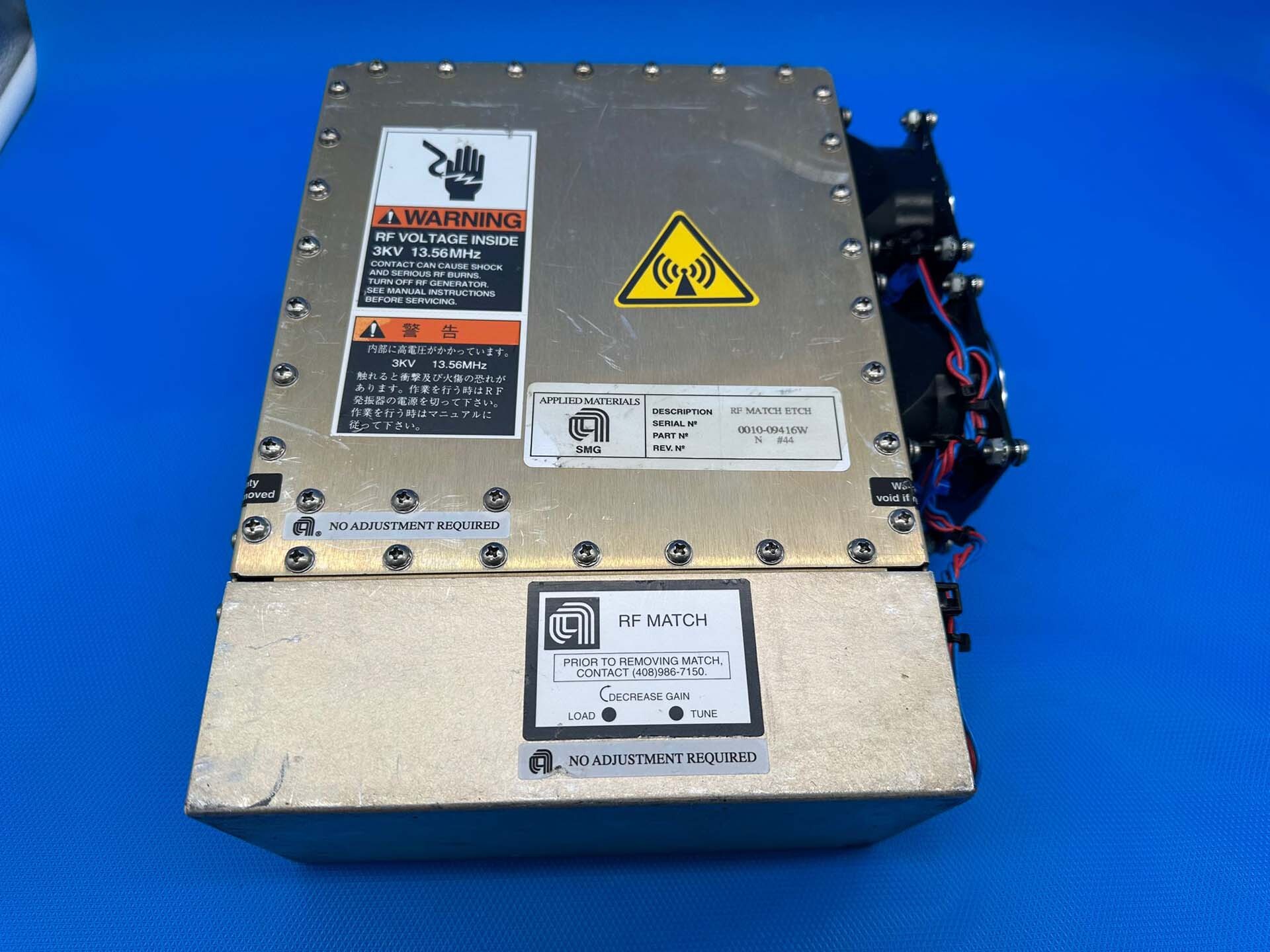Photo Used AMAT / APPLIED MATERIALS 0010-09416 For Sale