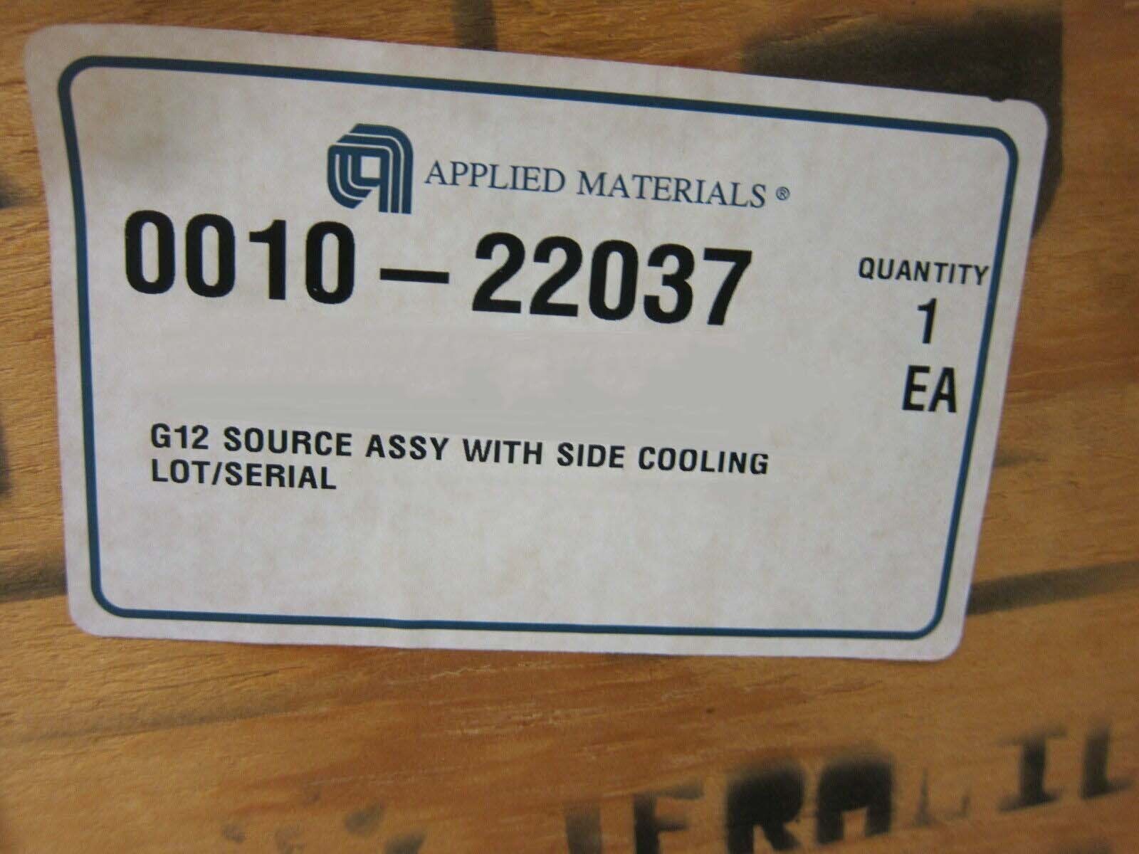 Photo Used AMAT / APPLIED MATERIALS 0010-22037 For Sale