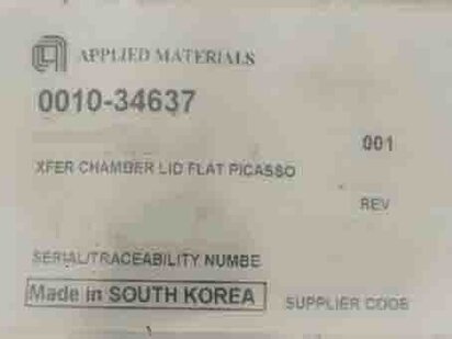 AMAT / APPLIED MATERIALS 0010-34637 #293596974