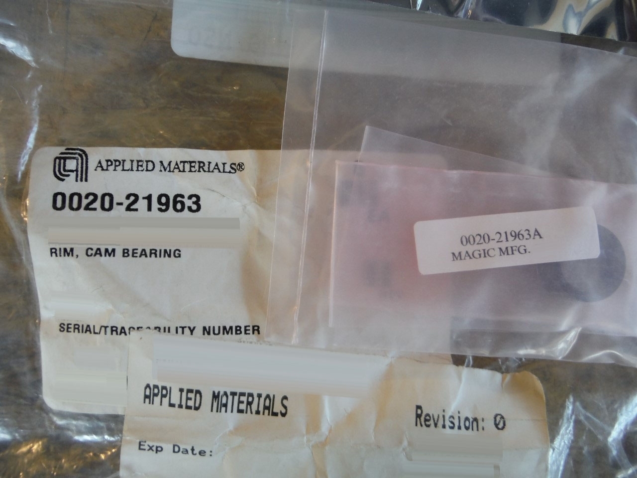 Photo Used AMAT / APPLIED MATERIALS 0020-21963A For Sale