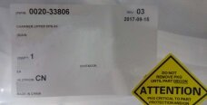 Photo Used AMAT / APPLIED MATERIALS 0020-33806 For Sale