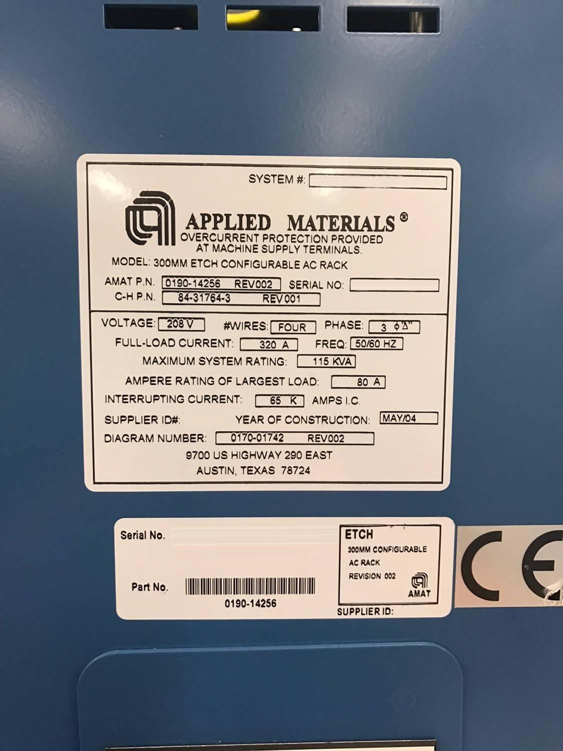 Photo Used AMAT / APPLIED MATERIALS 0190-14256 For Sale