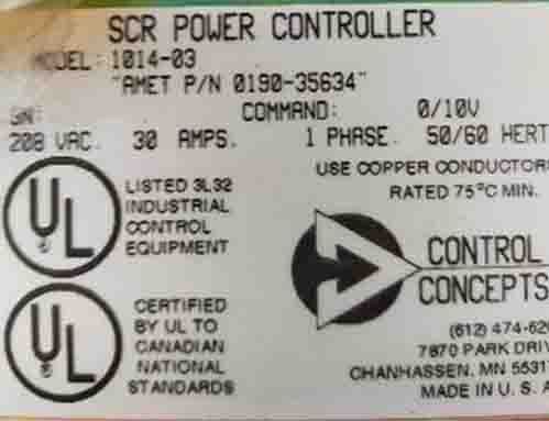 사진 사용됨 AMAT / APPLIED MATERIALS 0190-35634 판매용