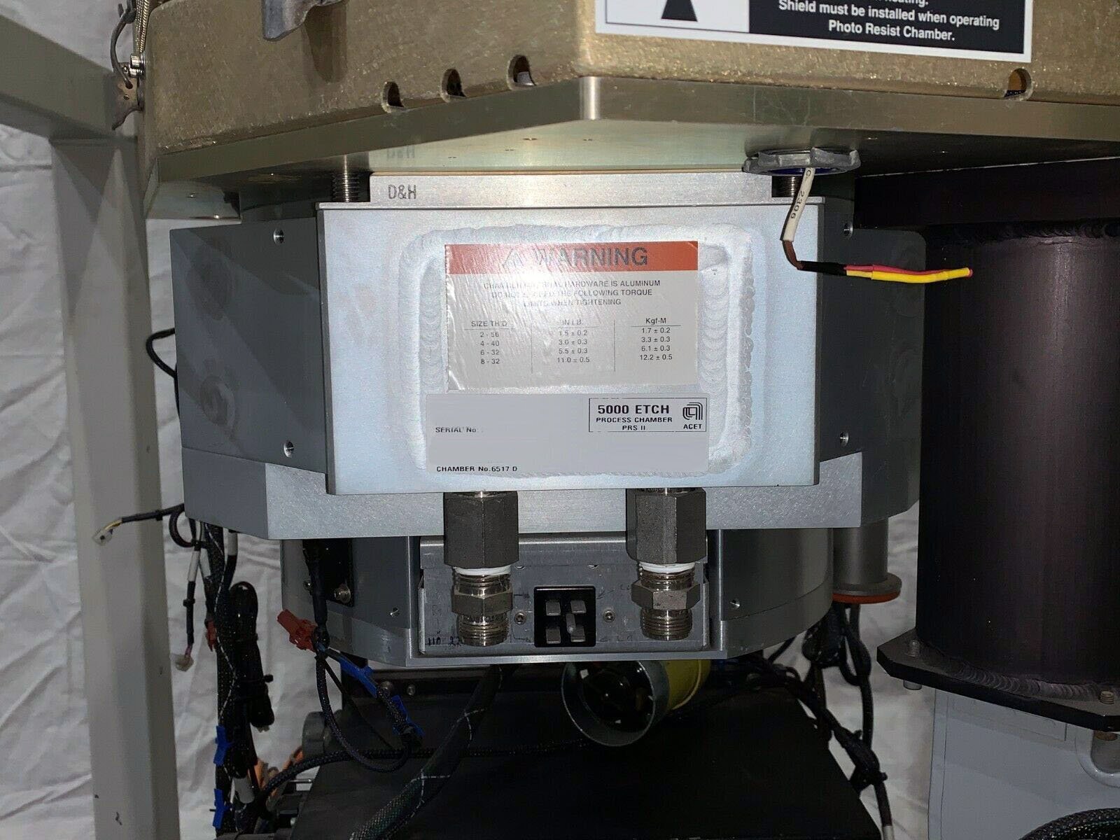 Photo Utilisé AMAT / APPLIED MATERIALS Etch chamber for P5000 À vendre