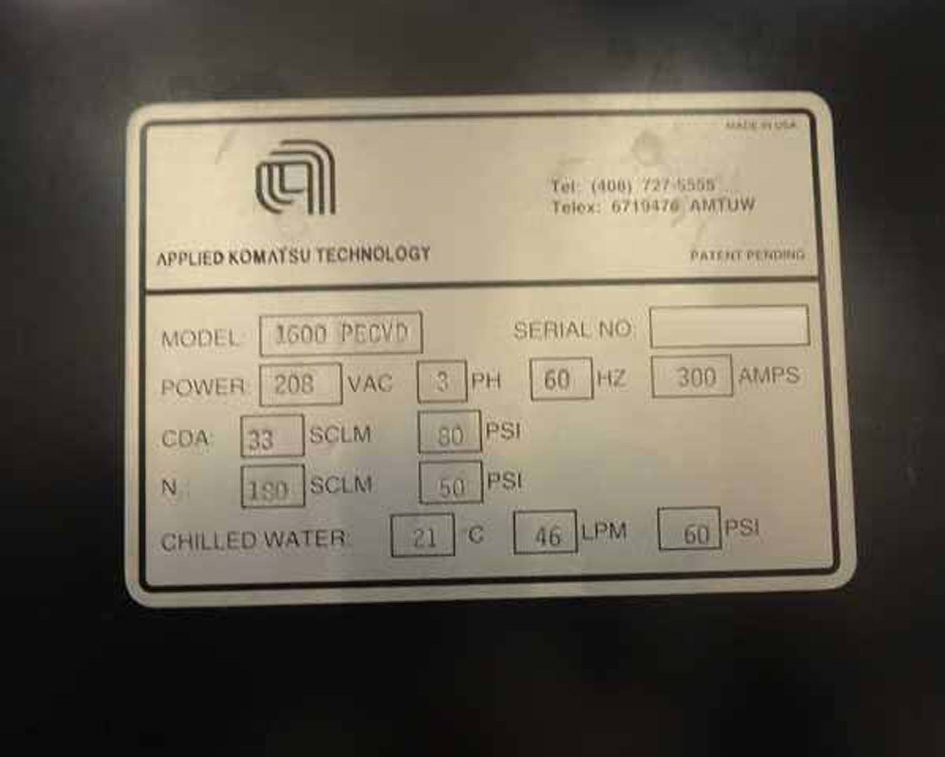 Foto Verwendet AMAT / APPLIED MATERIALS 1600 Zum Verkauf