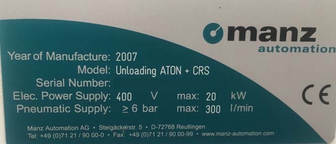 Photo Used AMAT / APPLIED MATERIALS ATON 1600/2 PREHT For Sale