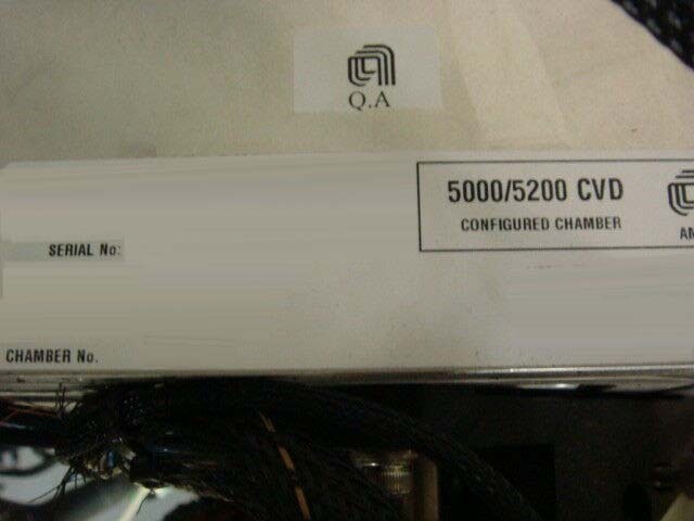 사진 사용됨 AMAT / APPLIED MATERIALS CVD Chamber for Centura 5200 판매용