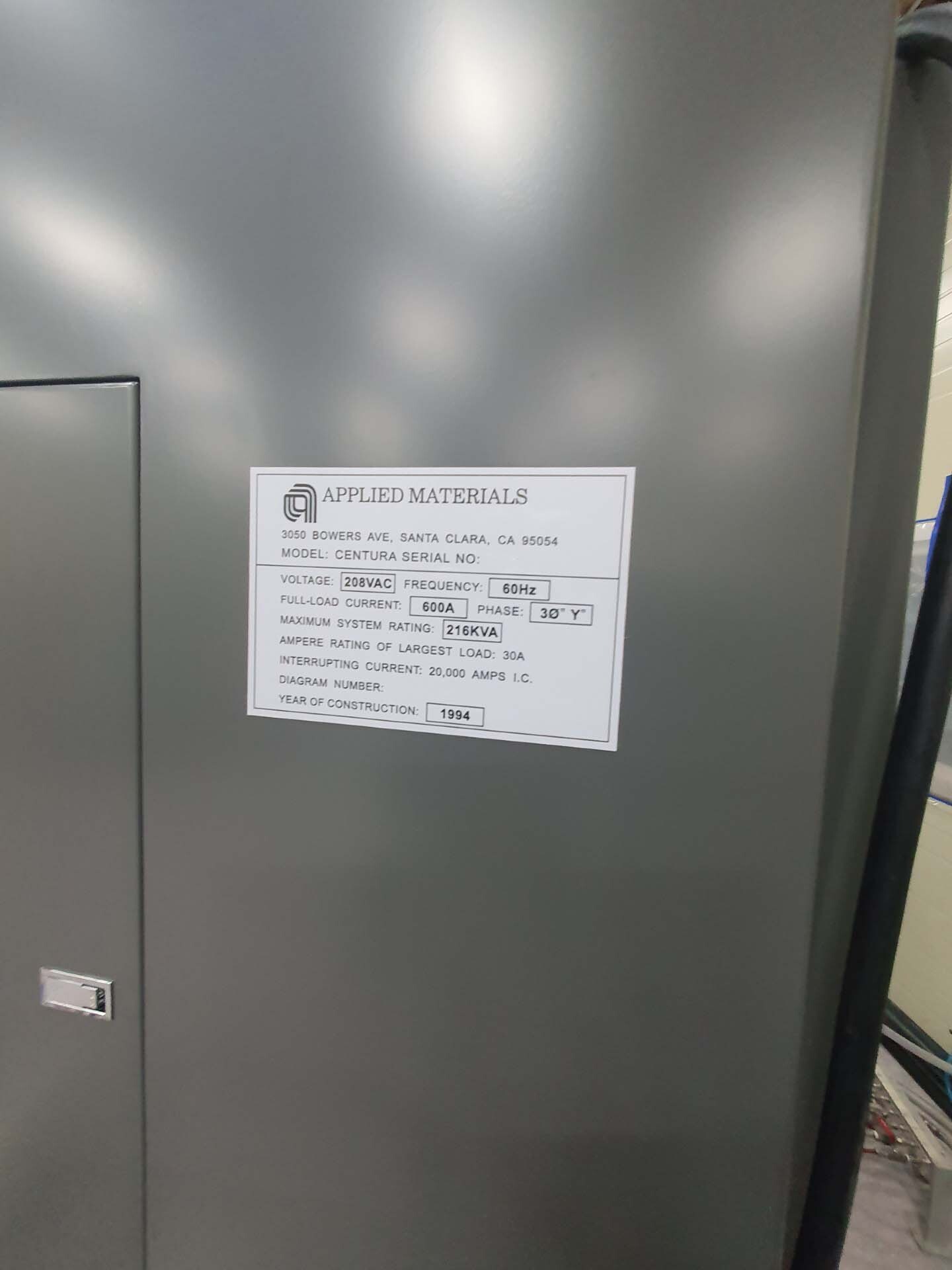 Photo Used AMAT / APPLIED MATERIALS Centura 5200 For Sale