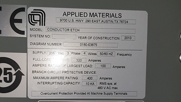 Foto Verwendet AMAT / APPLIED MATERIALS Centura DPS G5 Zum Verkauf