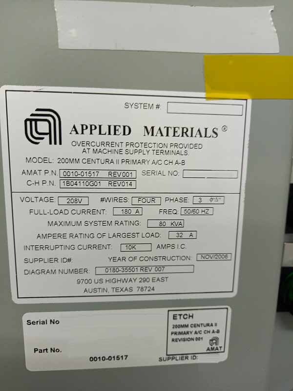 Photo Utilisé AMAT / APPLIED MATERIALS Centura DPS+ À vendre