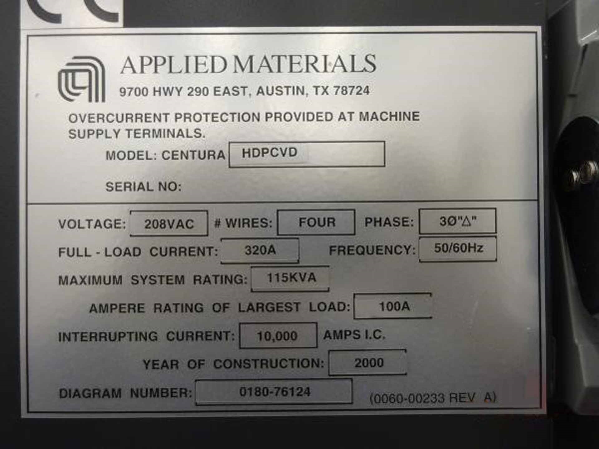 圖為 已使用的 AMAT / APPLIED MATERIALS Centura HDP 待售