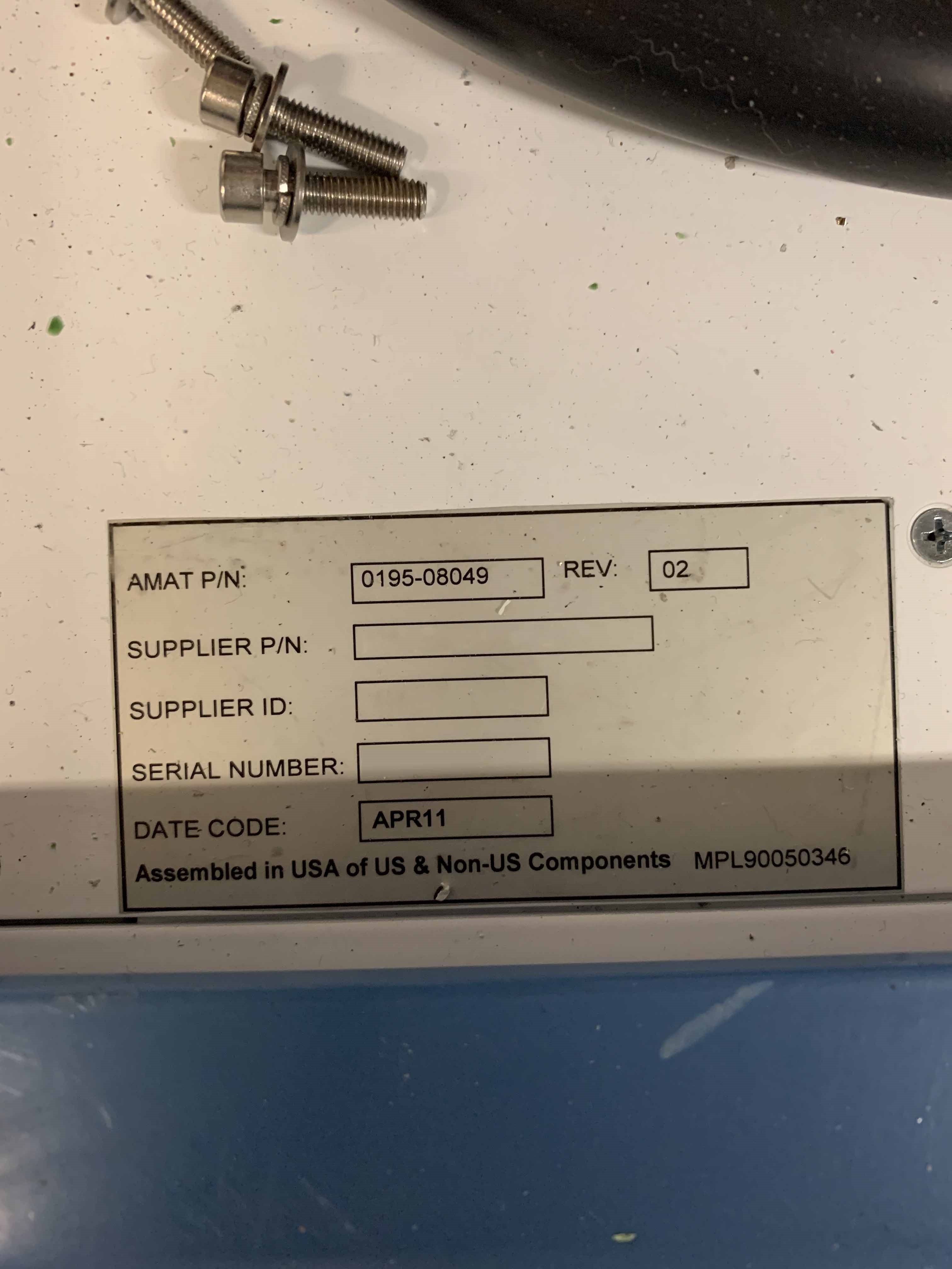 Photo Used AMAT / APPLIED MATERIALS Chamber for Producer GT For Sale