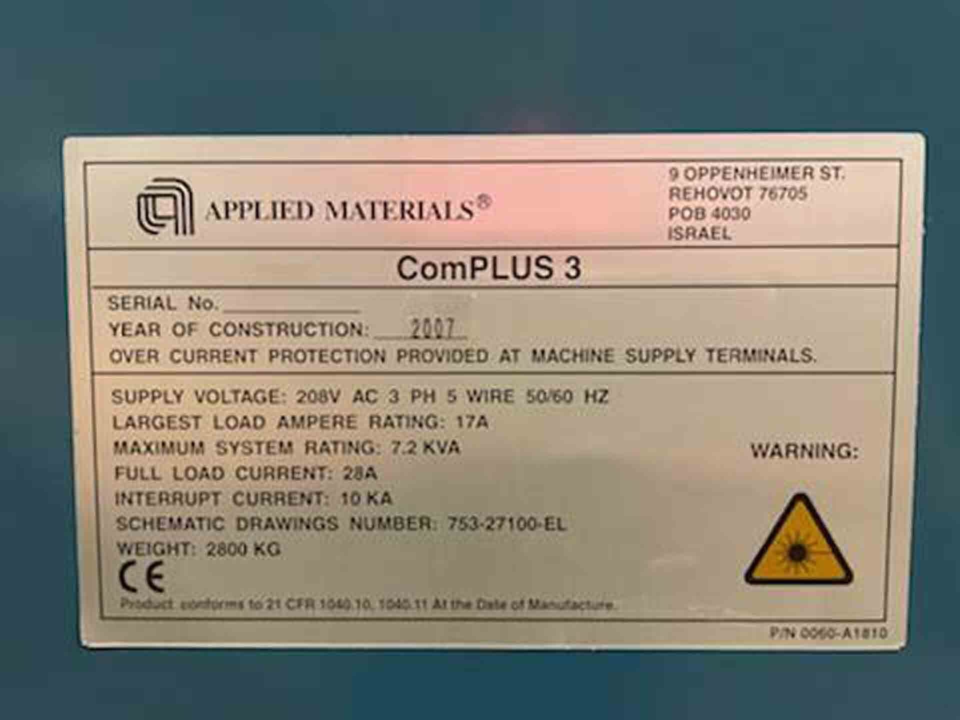 Photo Used AMAT / APPLIED MATERIALS Complus 3T For Sale