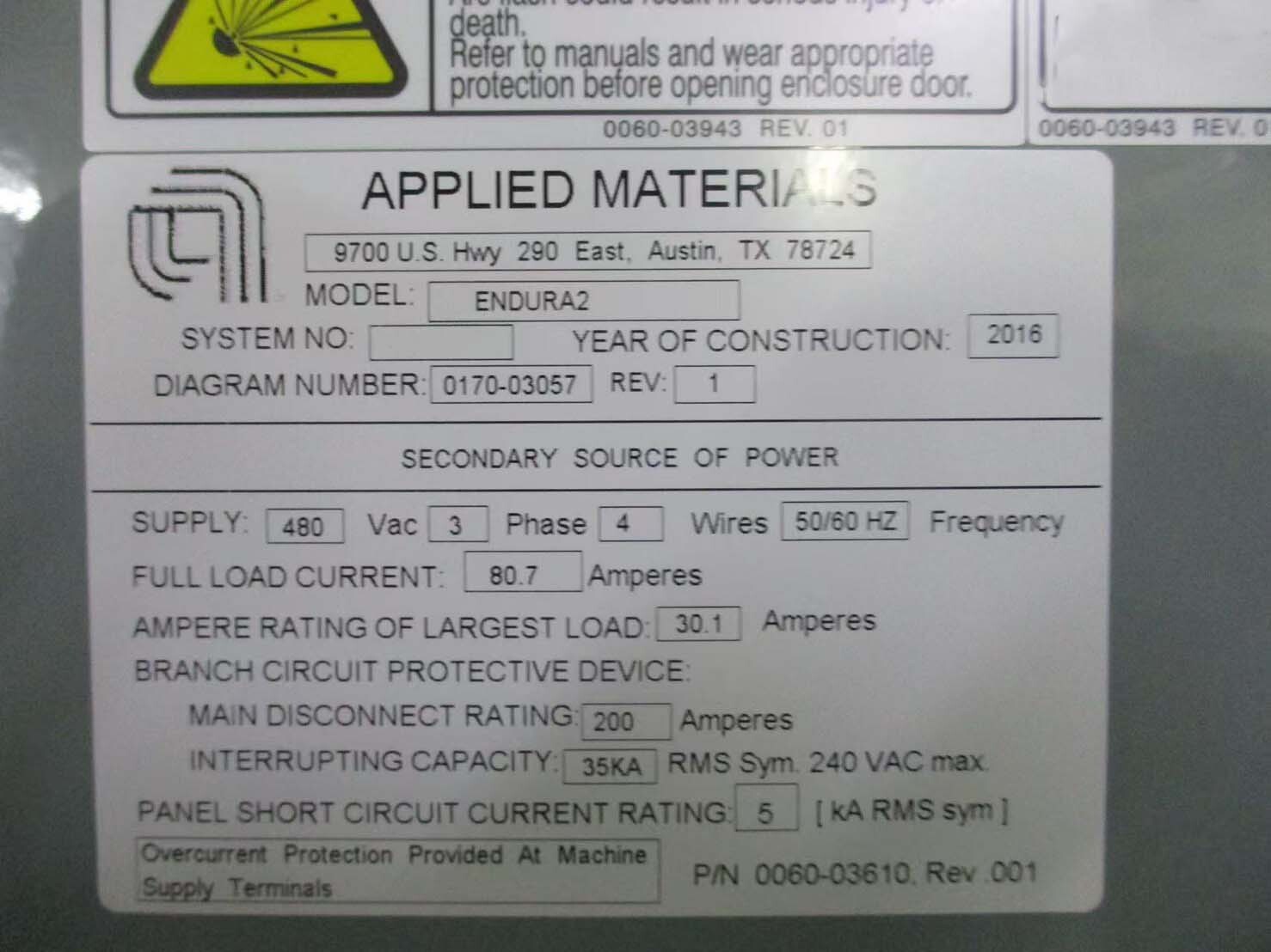 사진 사용됨 AMAT / APPLIED MATERIALS Endura 2 판매용