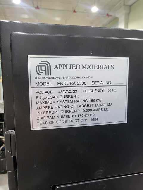 圖為 已使用的 AMAT / APPLIED MATERIALS Endura 5500 待售