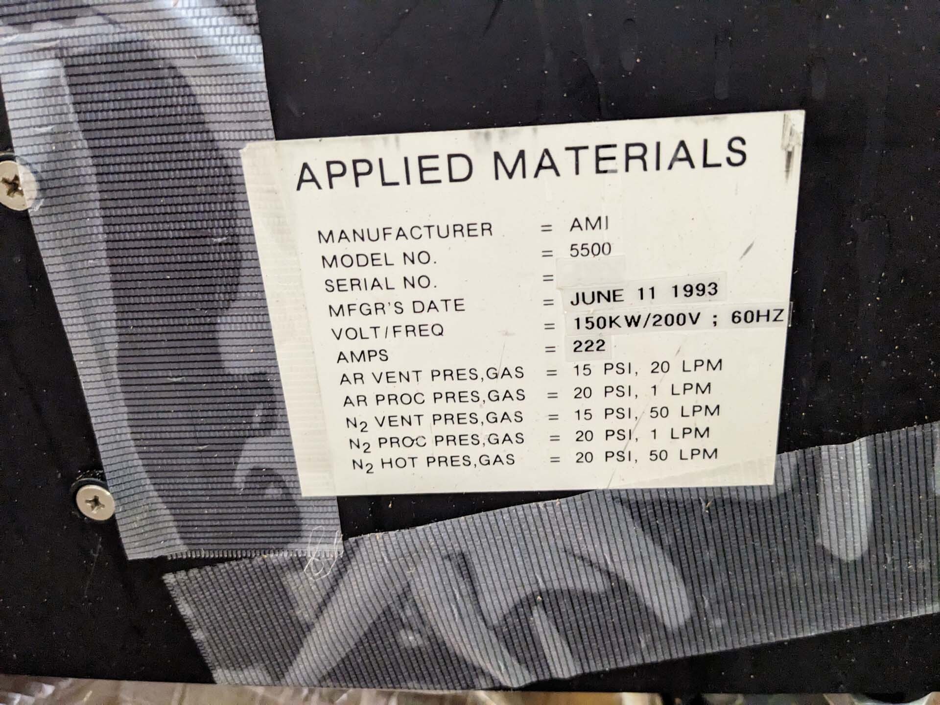 图为 已使用的 AMAT / APPLIED MATERIALS Endura 5500 待售