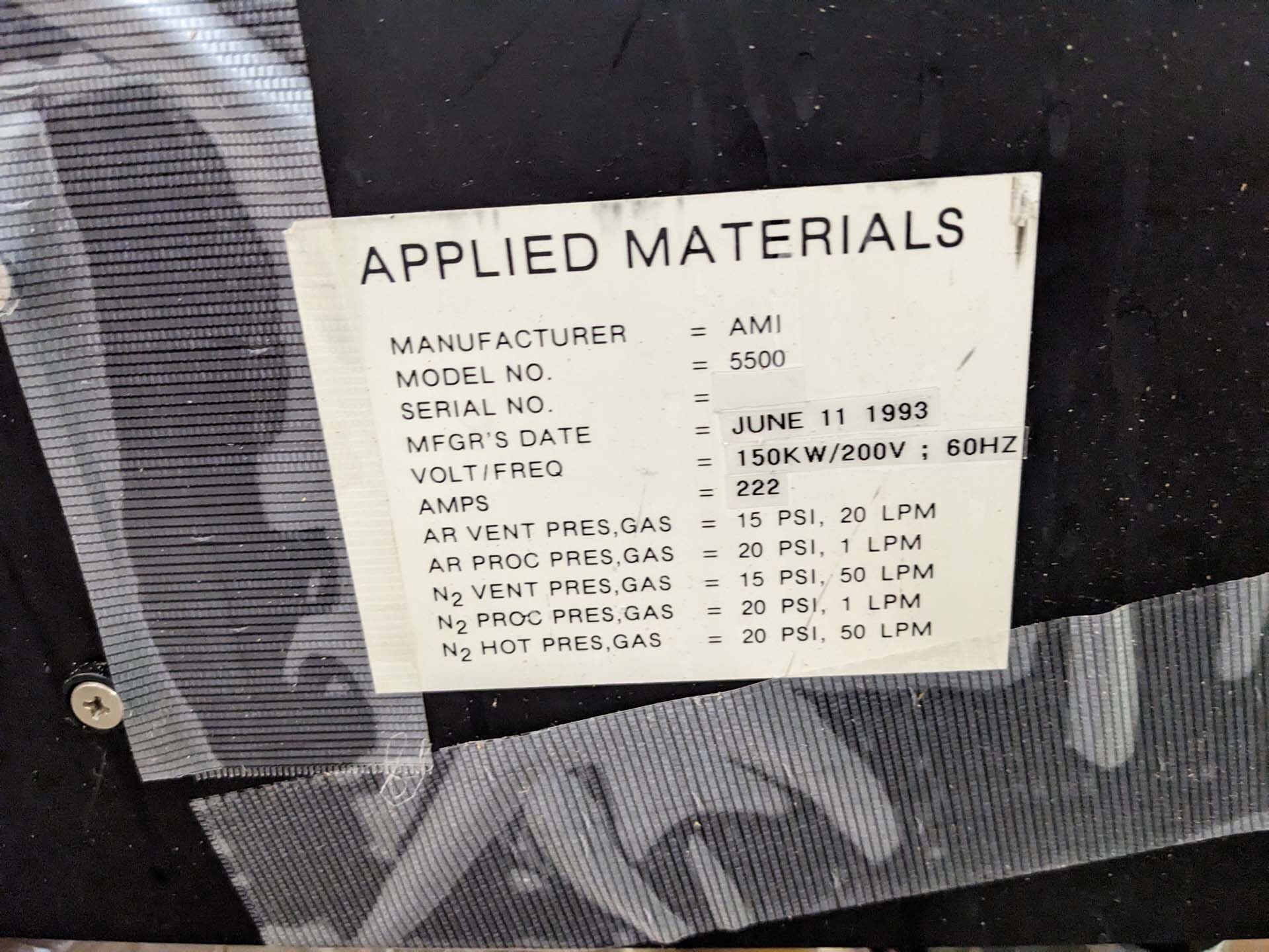 图为 已使用的 AMAT / APPLIED MATERIALS Endura 5500 待售