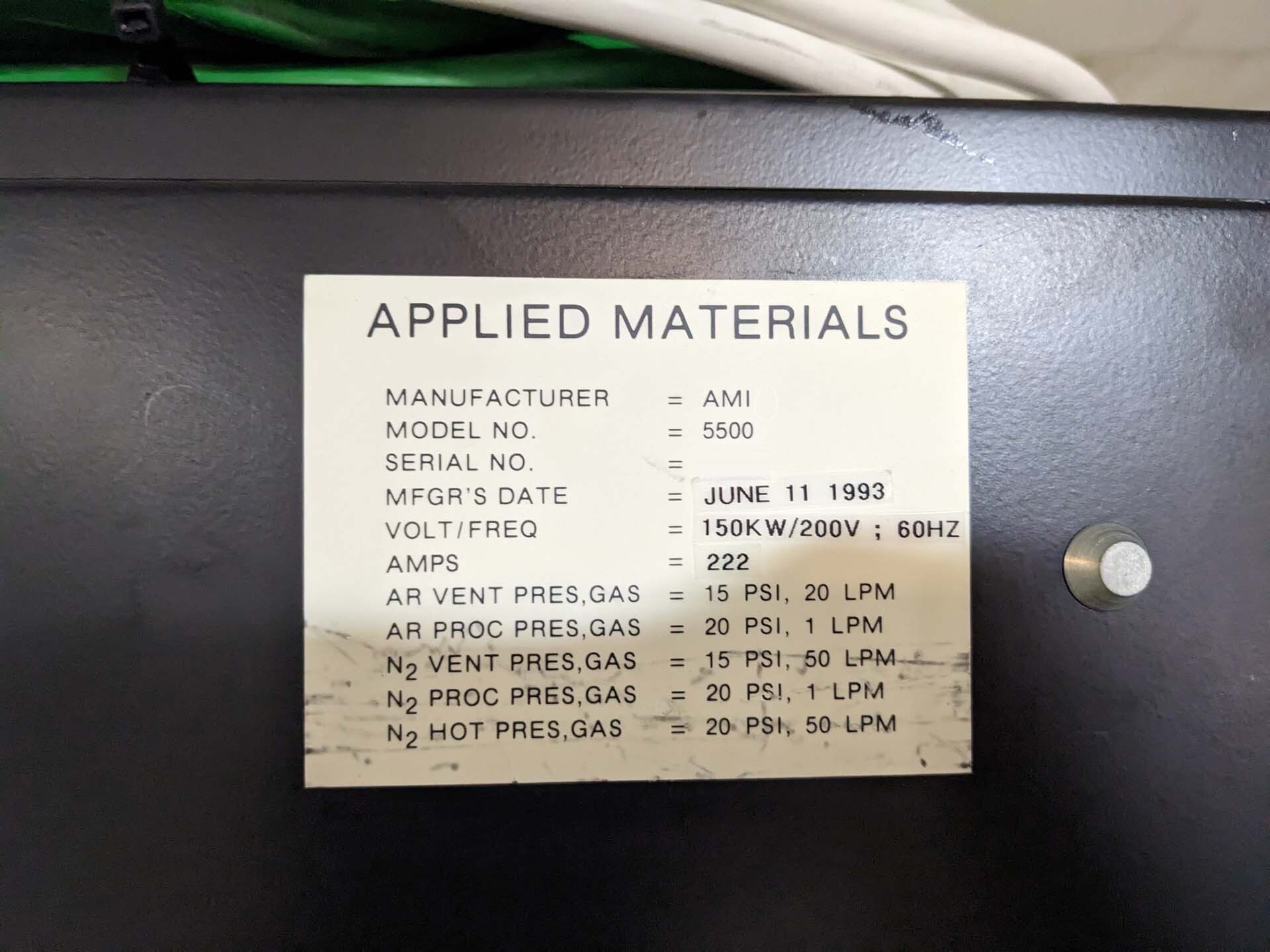 图为 已使用的 AMAT / APPLIED MATERIALS Endura 5500 待售