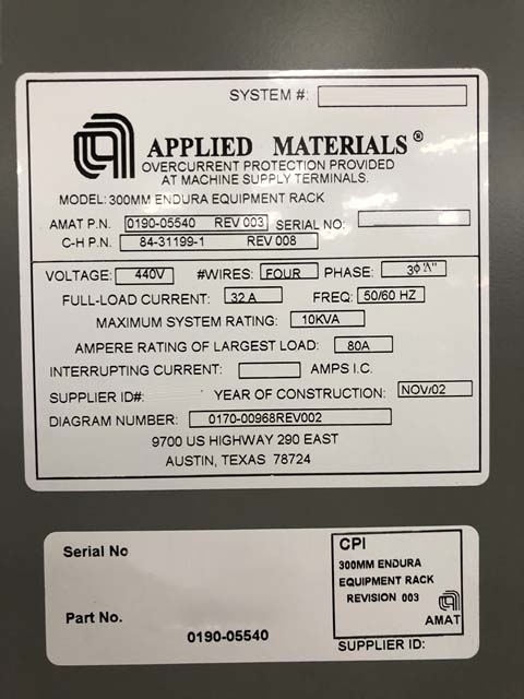 Photo Used AMAT / APPLIED MATERIALS Endura CL For Sale