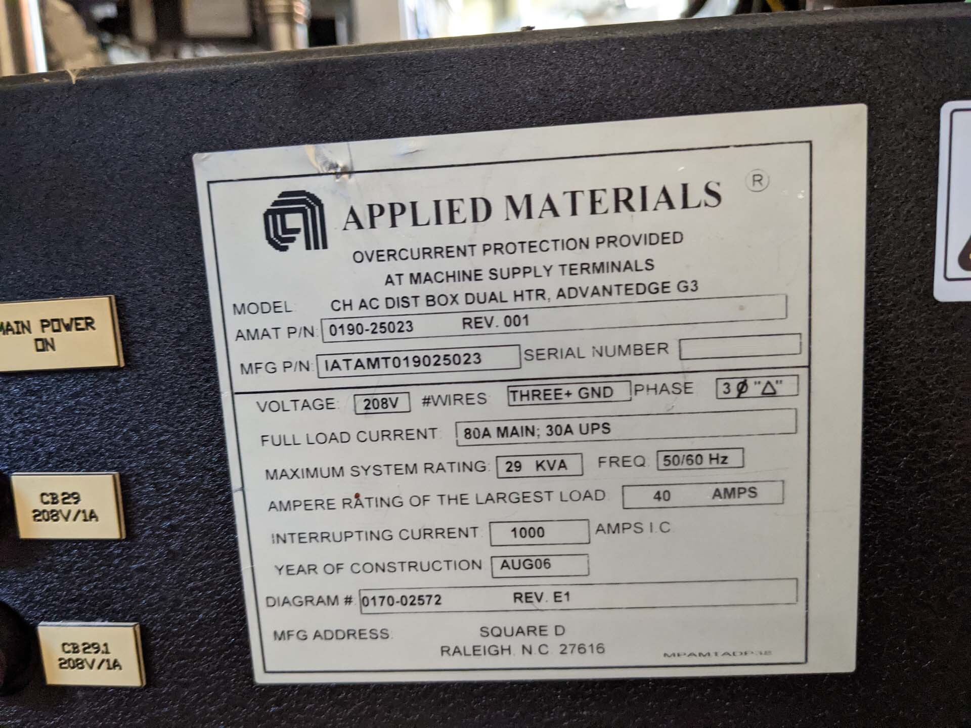 Photo Used AMAT / APPLIED MATERIALS IATAMT019025023 For Sale