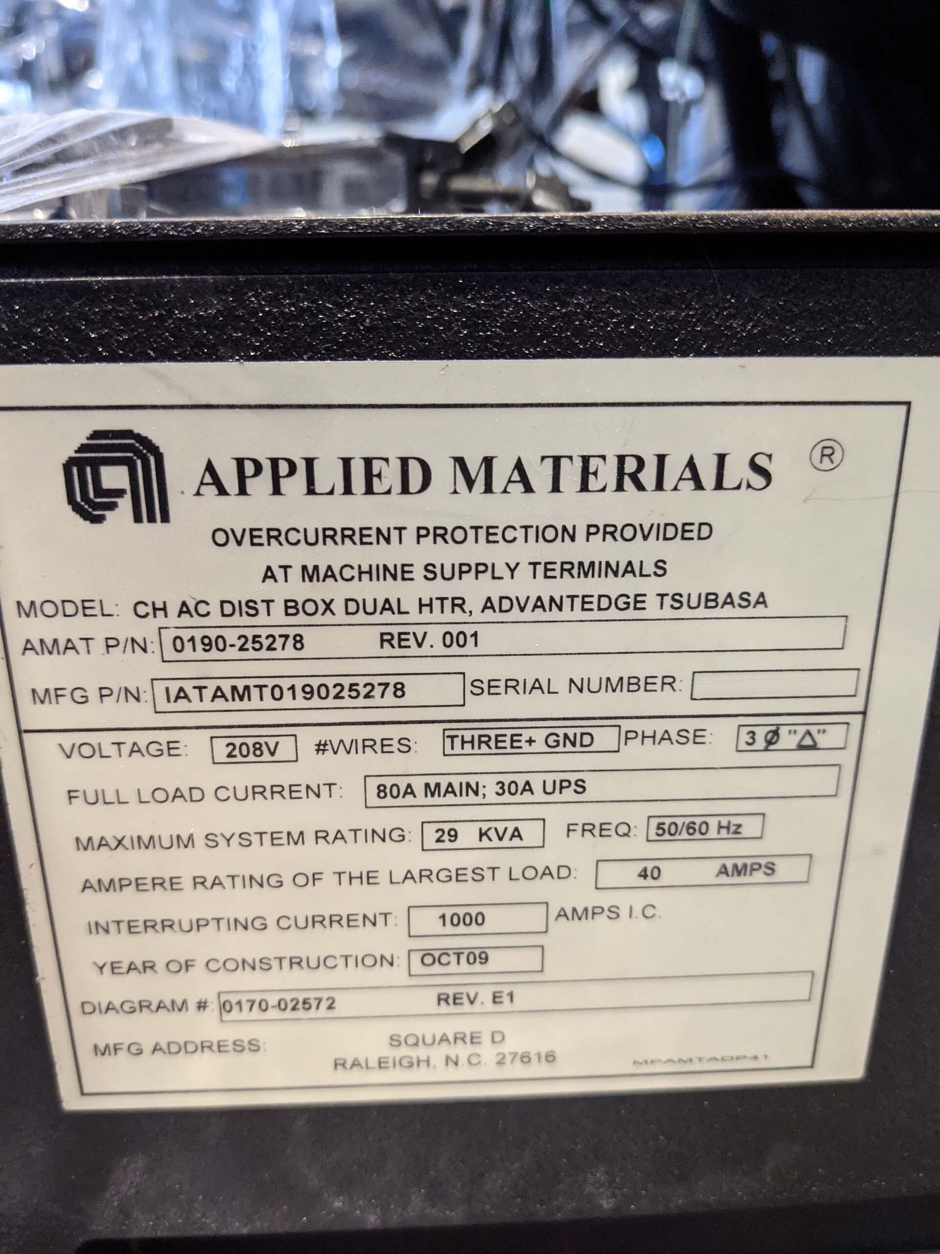 사진 사용됨 AMAT / APPLIED MATERIALS IATAMT019025278 판매용