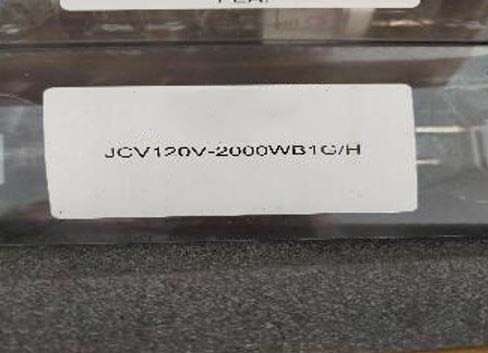 Photo Used AMAT / APPLIED MATERIALS JCV120V-2000WB1G/H For Sale