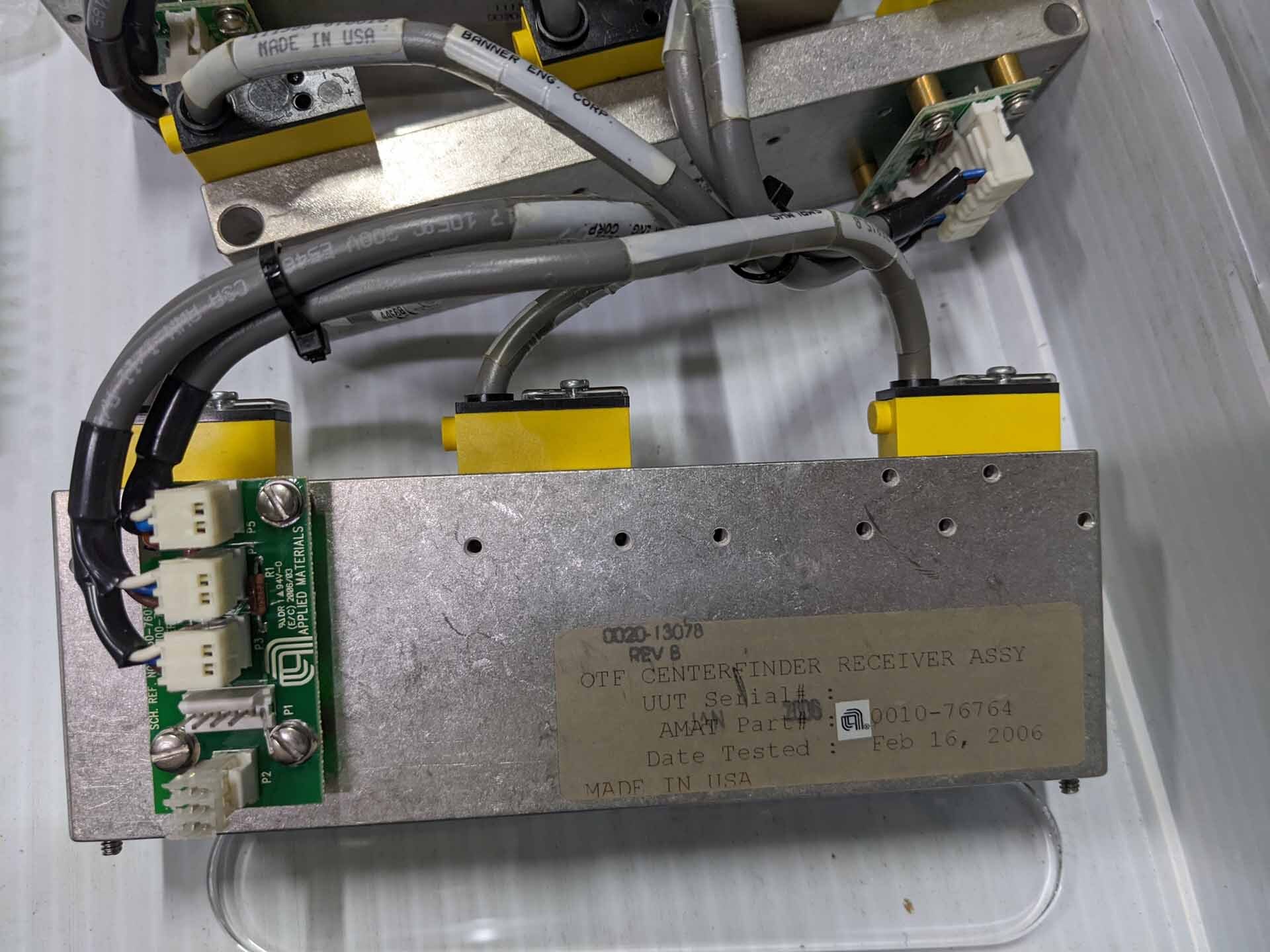 フォト（写真） 使用される AMAT / APPLIED MATERIALS Lot of (6) OTF Centerfinder receivers 販売のために