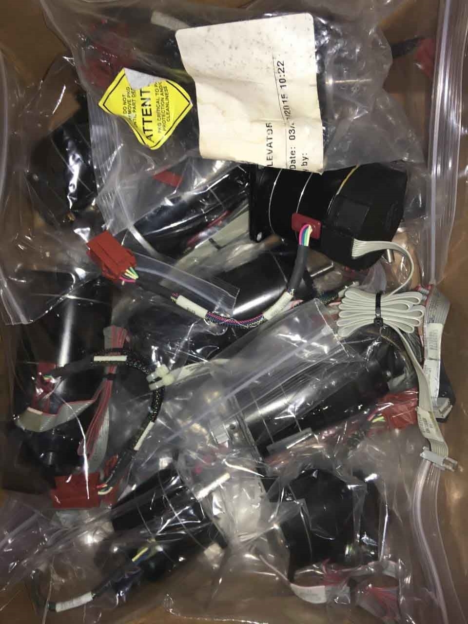 Photo Used AMAT / APPLIED MATERIALS Lot of spare parts for P5000 For Sale