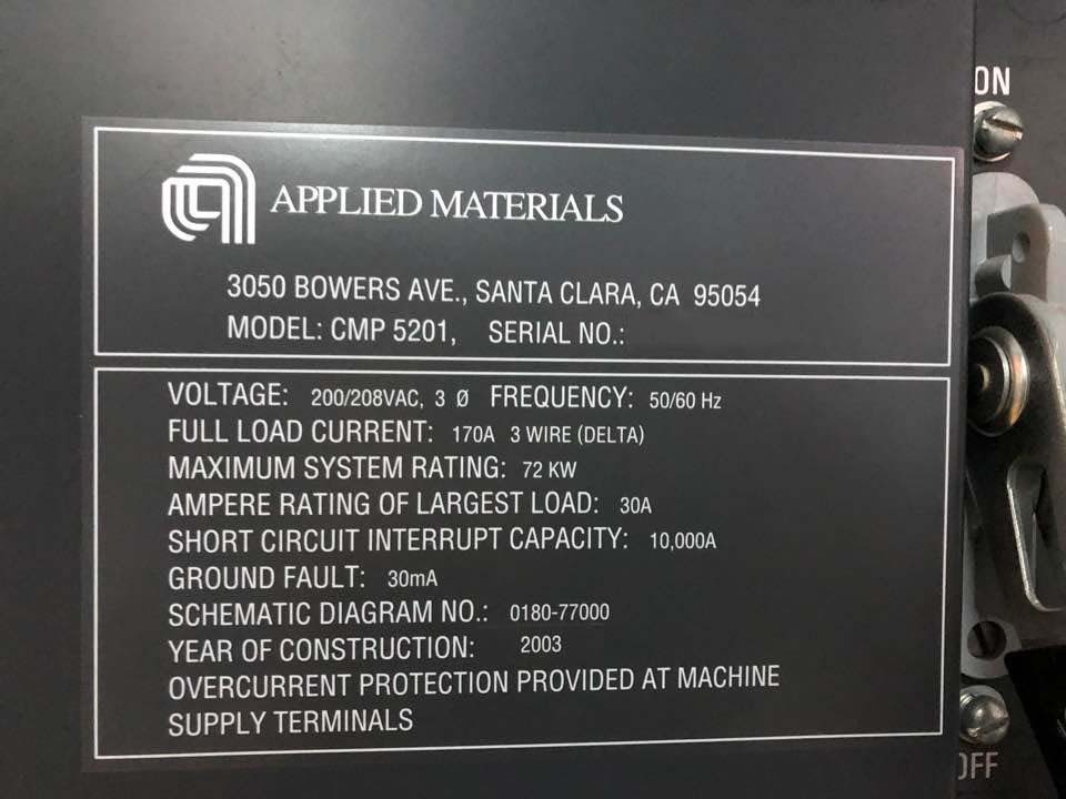 Photo Used AMAT / APPLIED MATERIALS Mirra Mesa For Sale