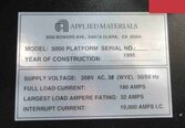 Photo Used AMAT / APPLIED MATERIALS P5000 Mark II For Sale