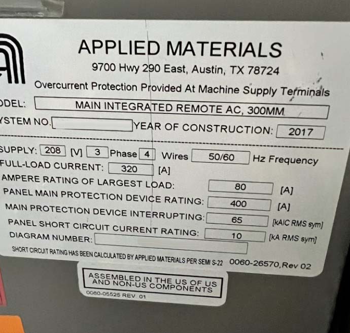 Photo Used AMAT / APPLIED MATERIALS Producer GT Frontier For Sale