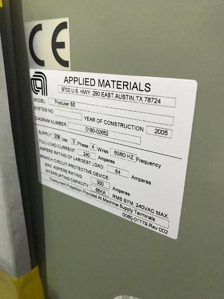 图为 已使用的 AMAT / APPLIED MATERIALS Producer SE 待售
