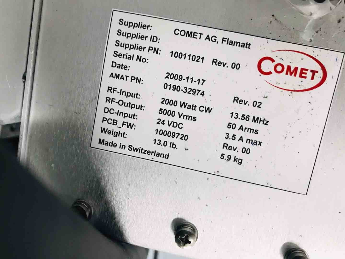 圖為 已使用的 AMAT / APPLIED MATERIALS PVD Chamber for Endura II 待售