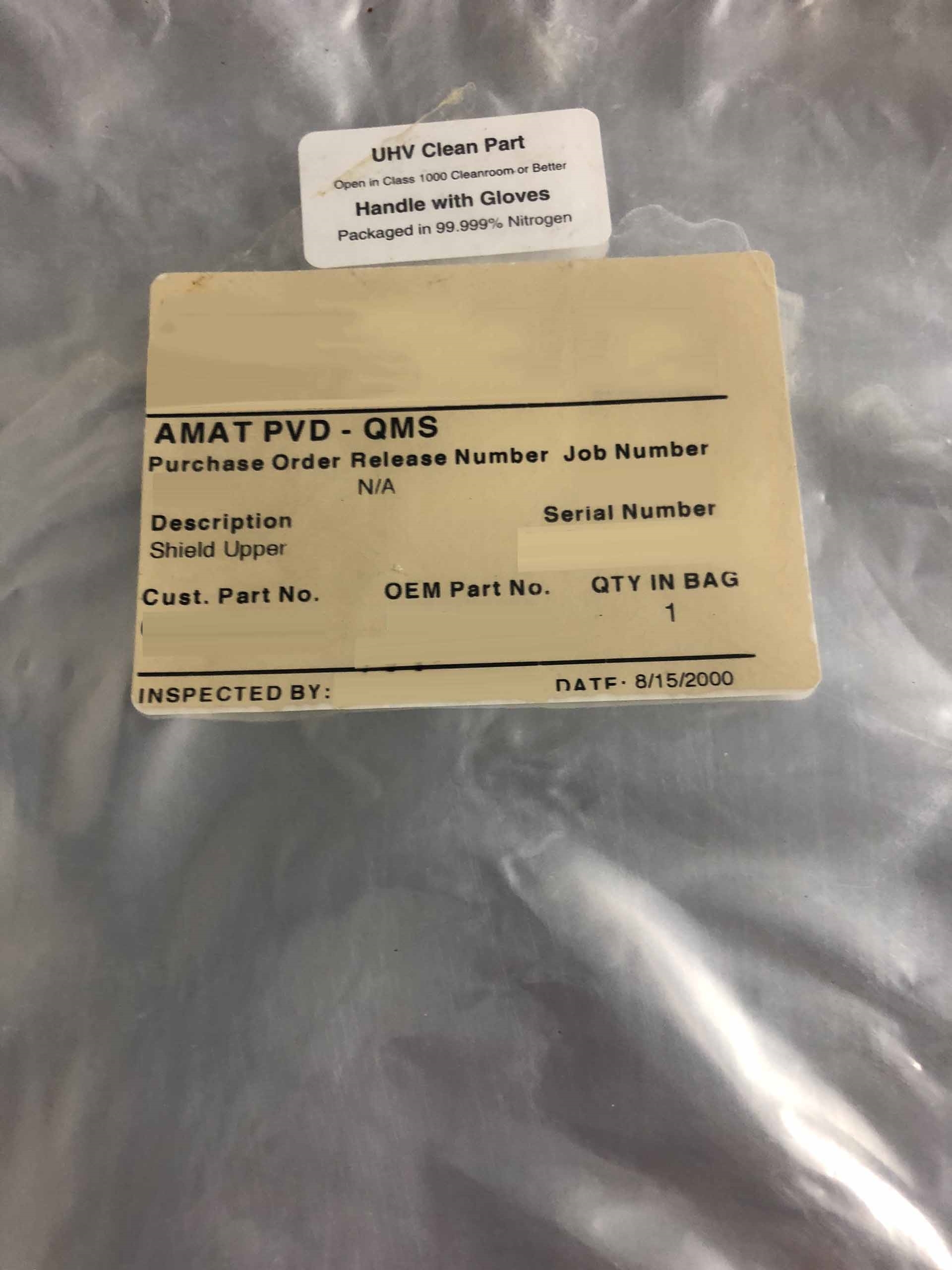 Photo Used AMAT / APPLIED MATERIALS Spare parts for Endura For Sale