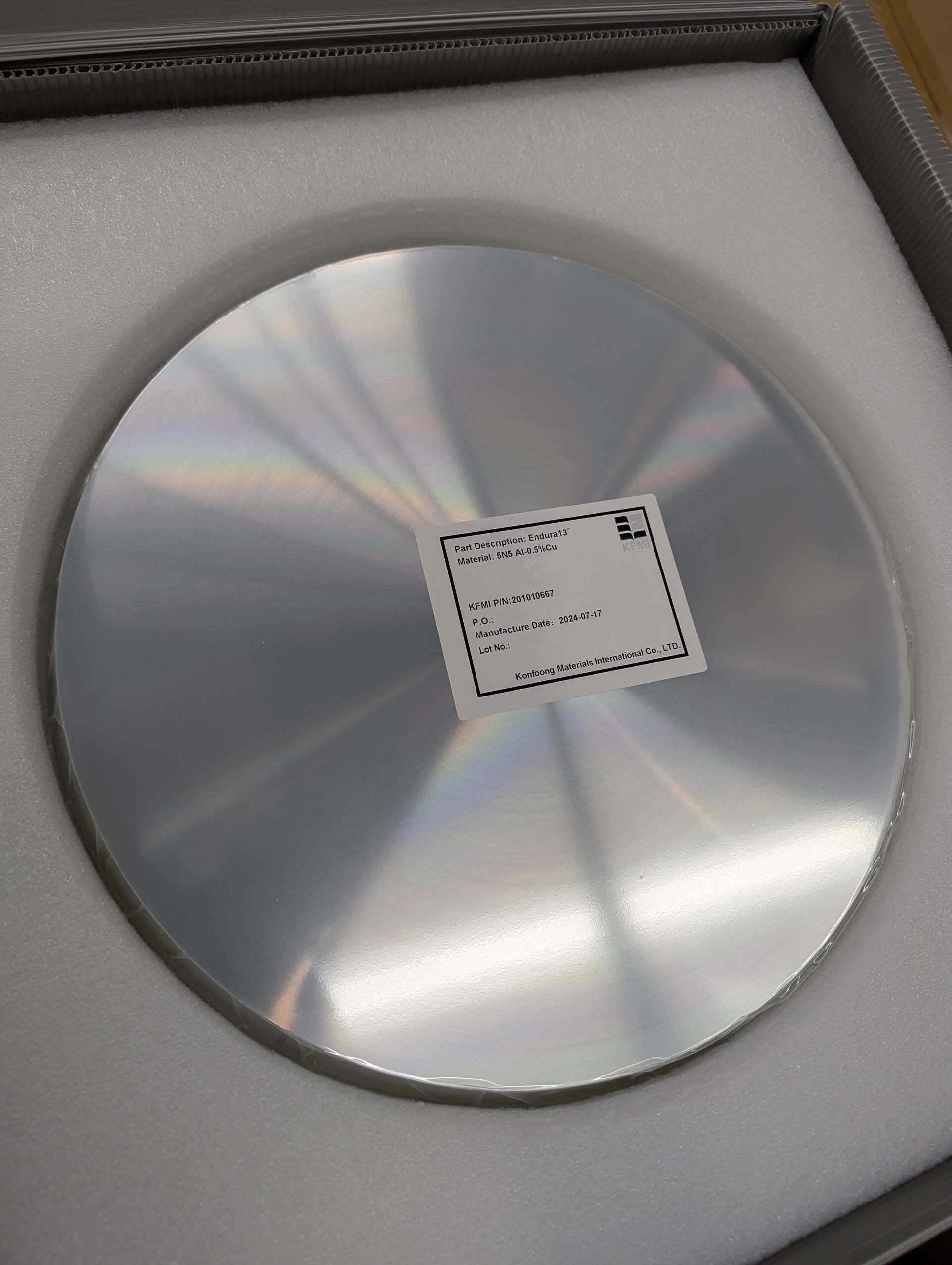 Photo Used AMAT / APPLIED MATERIALS Tungsten targets for Endura For Sale